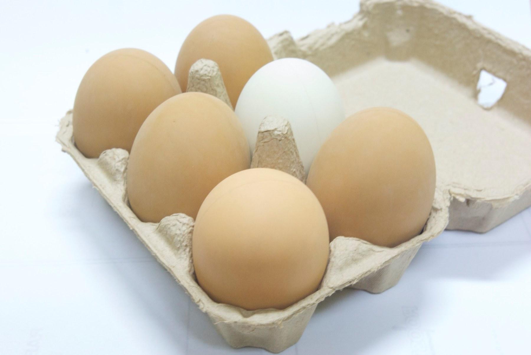Egg ball rubber shape